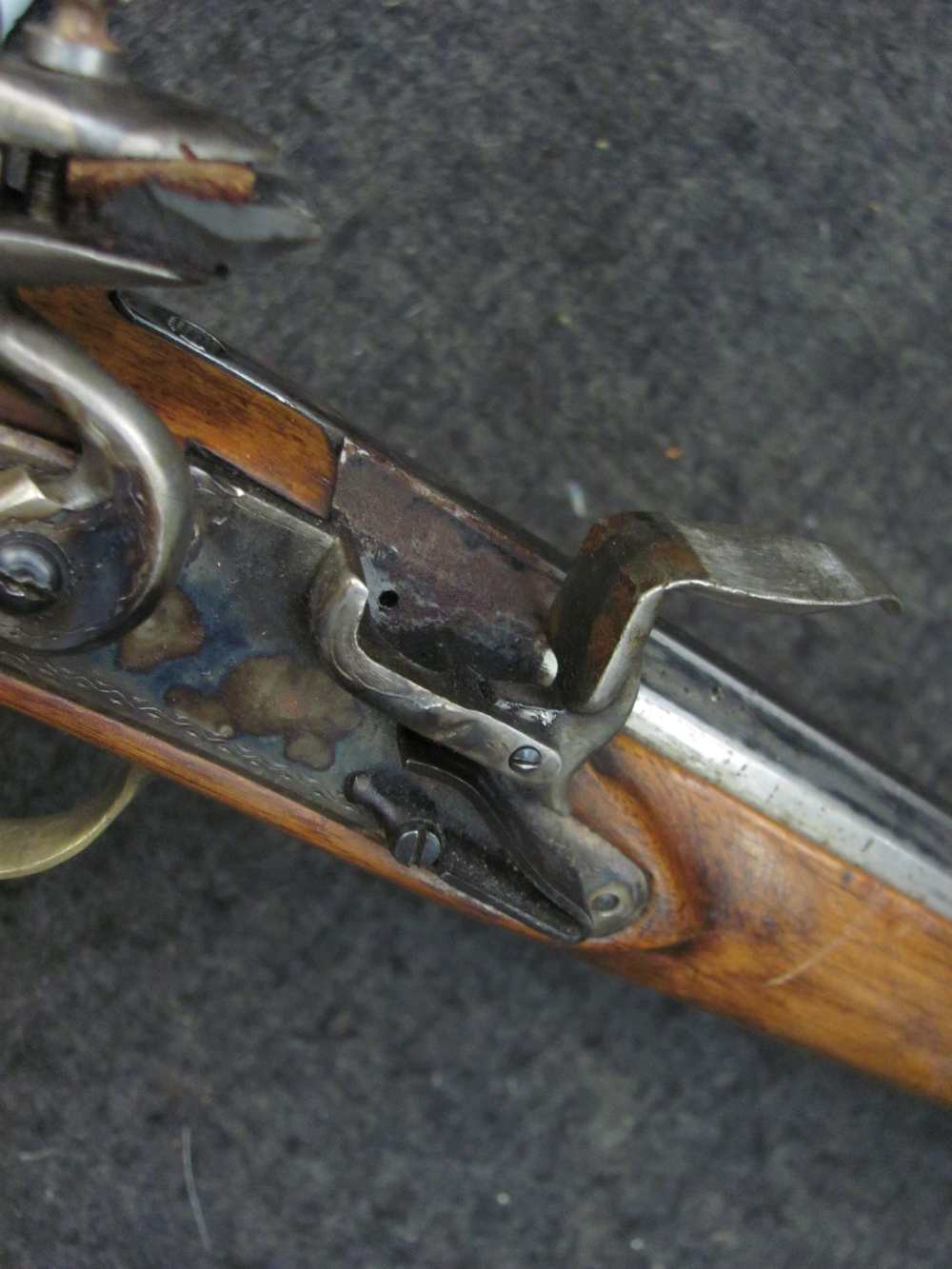 Vintage 44 Cal Kentucky - Kentuckian - Flintlock -Really  Light Rifle Italy-img-12