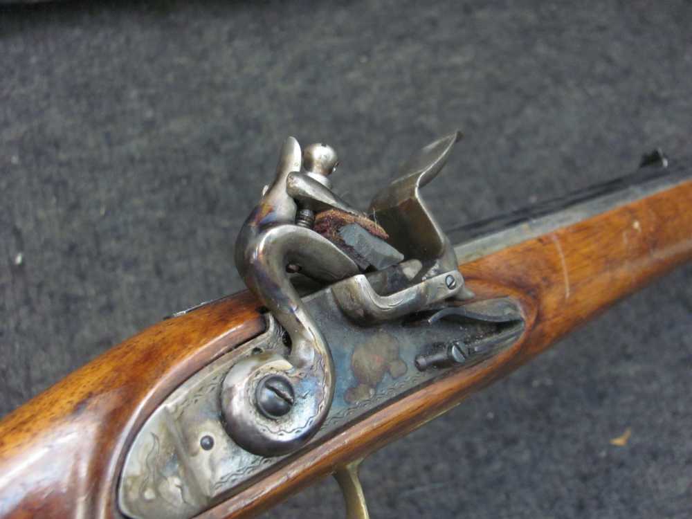 Vintage 44 Cal Kentucky - Kentuckian - Flintlock -Really  Light Rifle Italy-img-44
