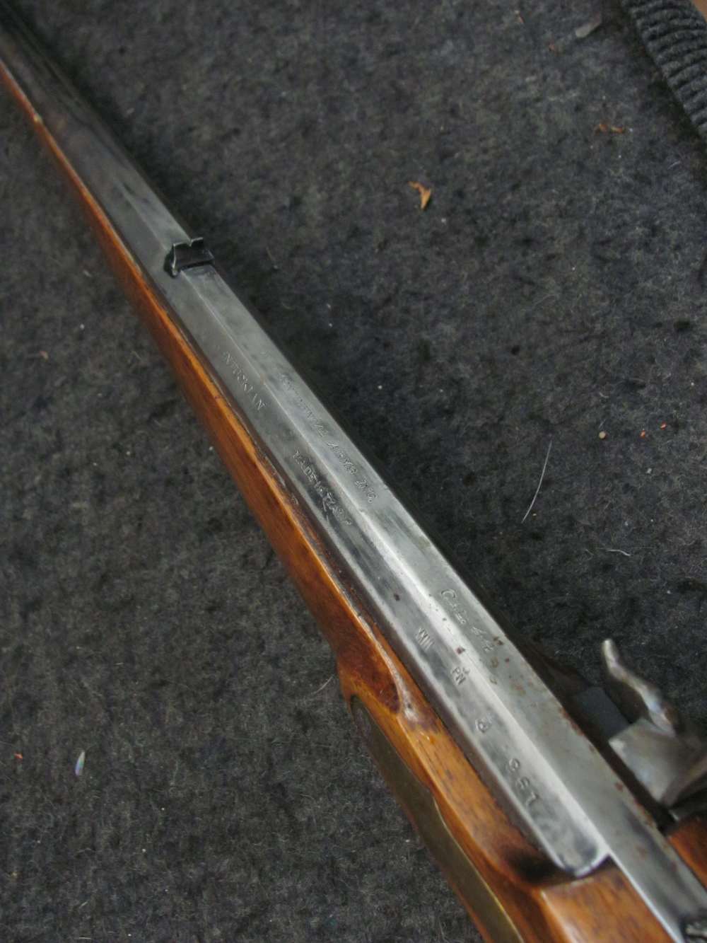 Vintage 44 Cal Kentucky - Kentuckian - Flintlock -Really  Light Rifle Italy-img-9