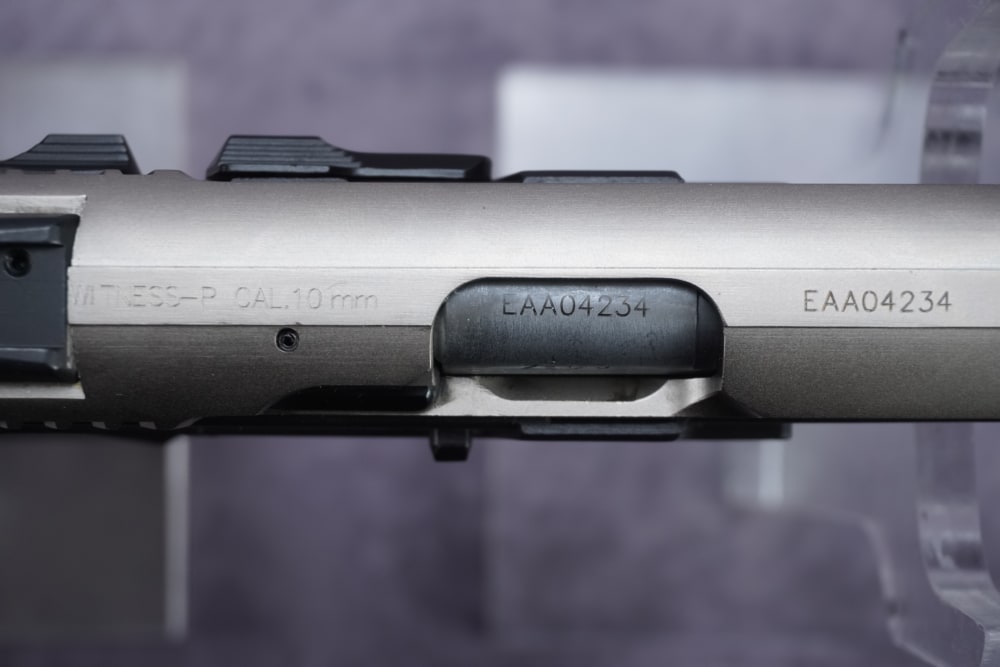 EAA Witness P Carry 10mm 3.6" Stainless Pistol w/ Case & 15rd Mag-img-17