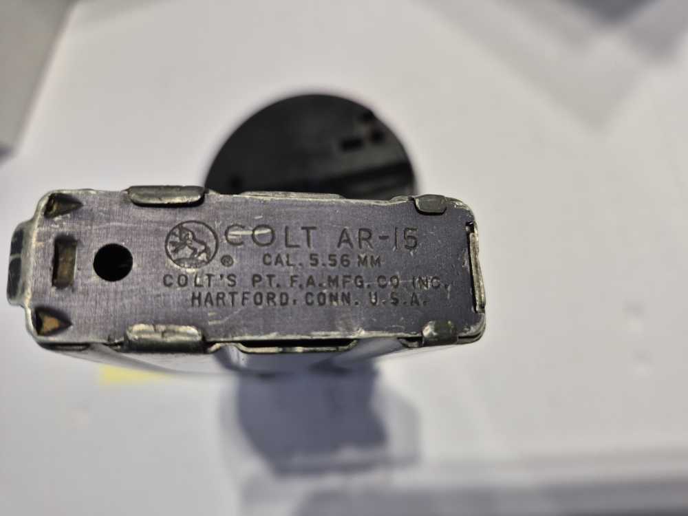 Colt AR-15 30 Rd. Magazine Numbered Body & Emerald Green Follower Retro AR-img-6