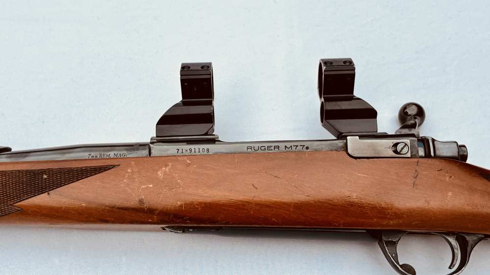 Excellent Ruger M77 7mm Rem Mag 1976-img-10