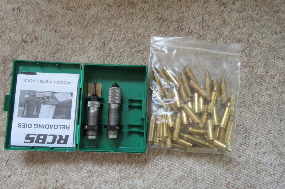 RCBS 6.5 Creedmore dies and brass-img-0