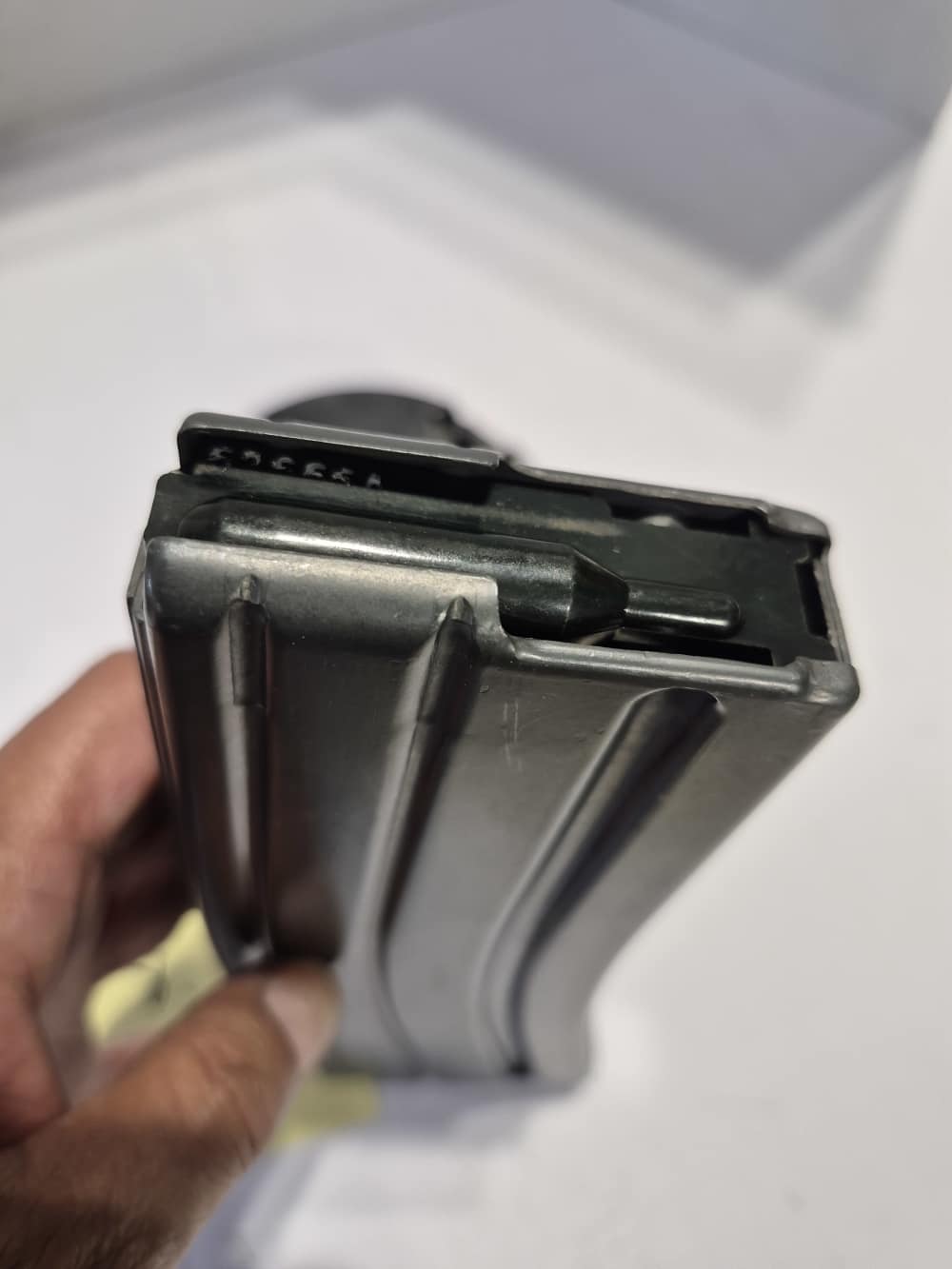 Colt AR-15 30 Rd. Magazine Numbered Body & Emerald Green Follower Retro AR -img-4
