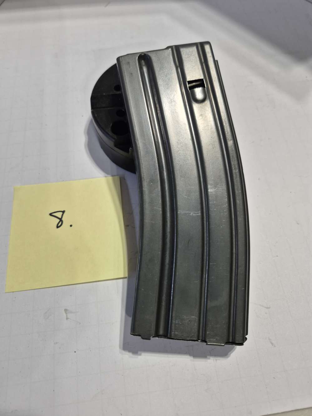 Colt AR-15 30 Rd. Magazine Numbered Body & Emerald Green Follower Retro AR -img-1