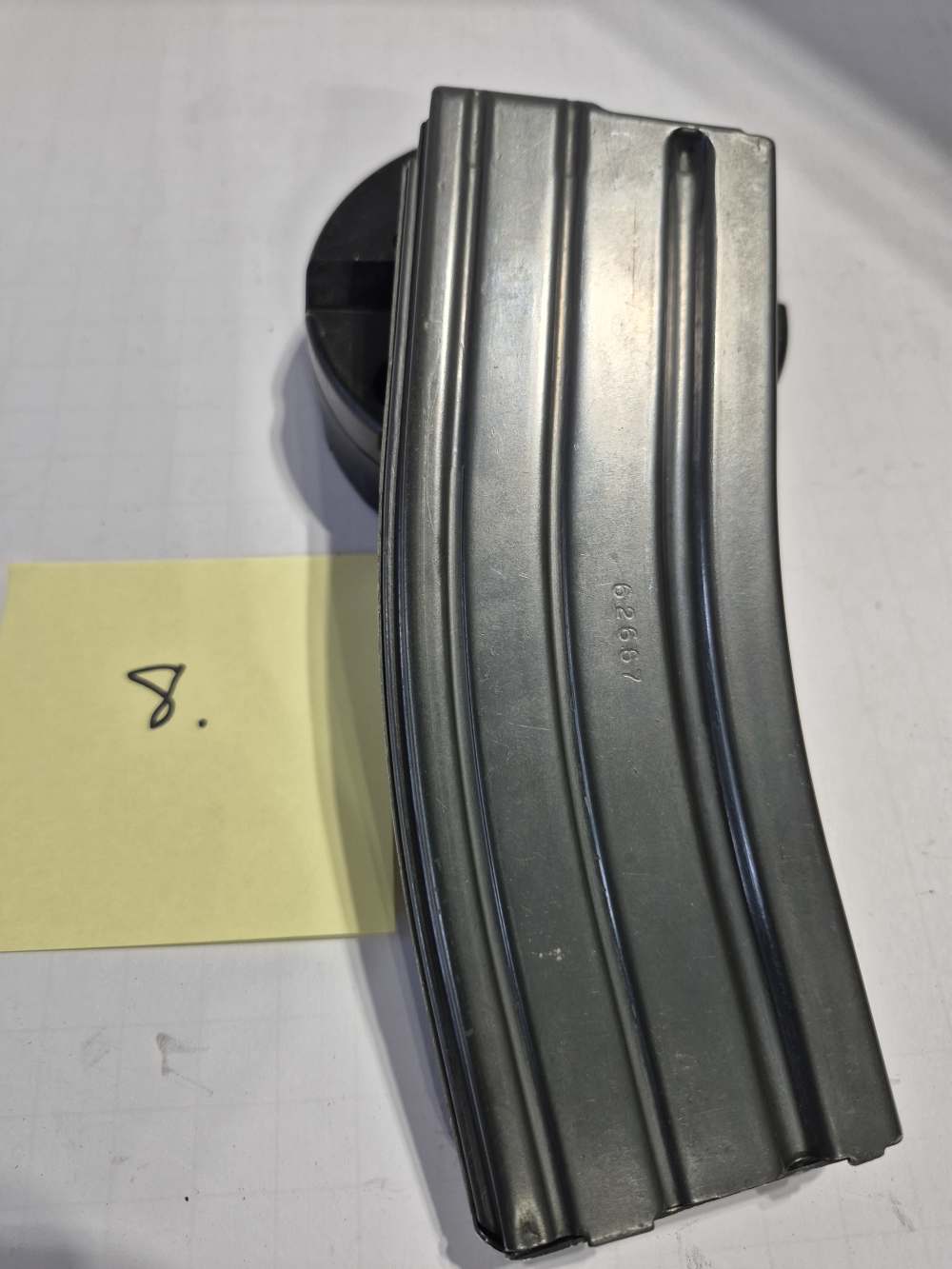 Colt AR-15 30 Rd. Magazine Numbered Body & Emerald Green Follower Retro AR -img-0