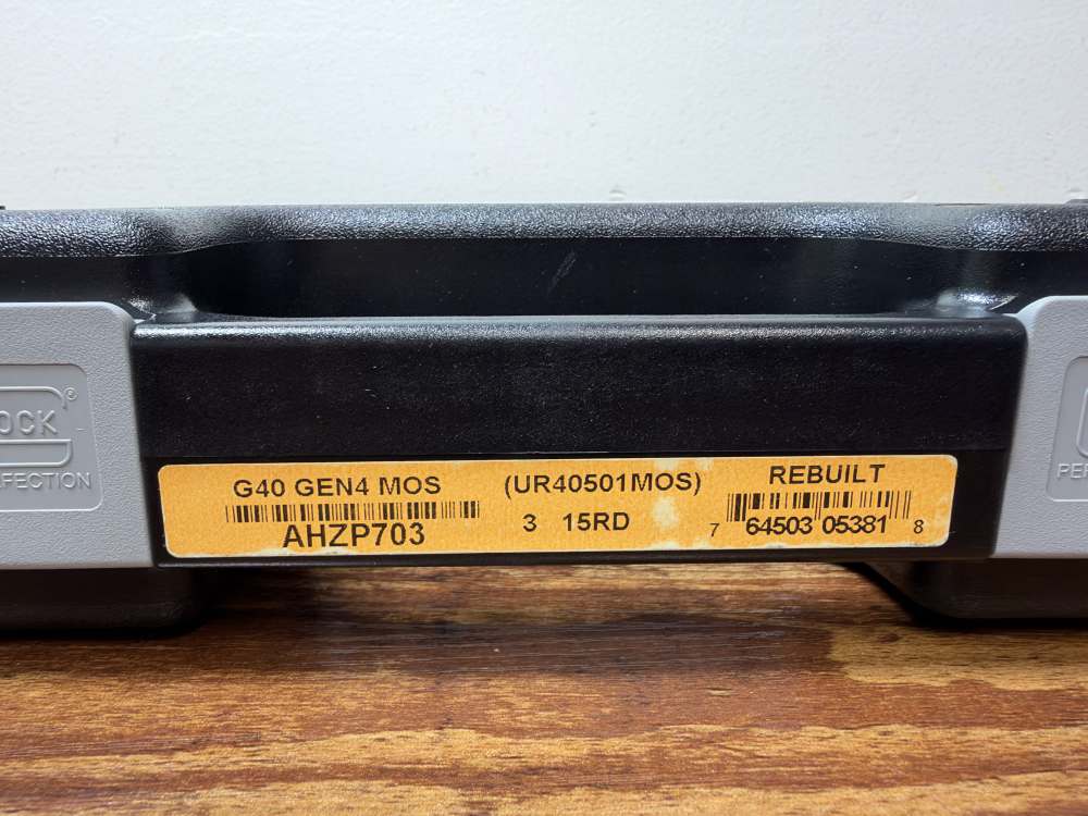 Glock 40 Gen4 MOS 10mm 6.02" Factory Rebuilt with 3 Magazines-img-3