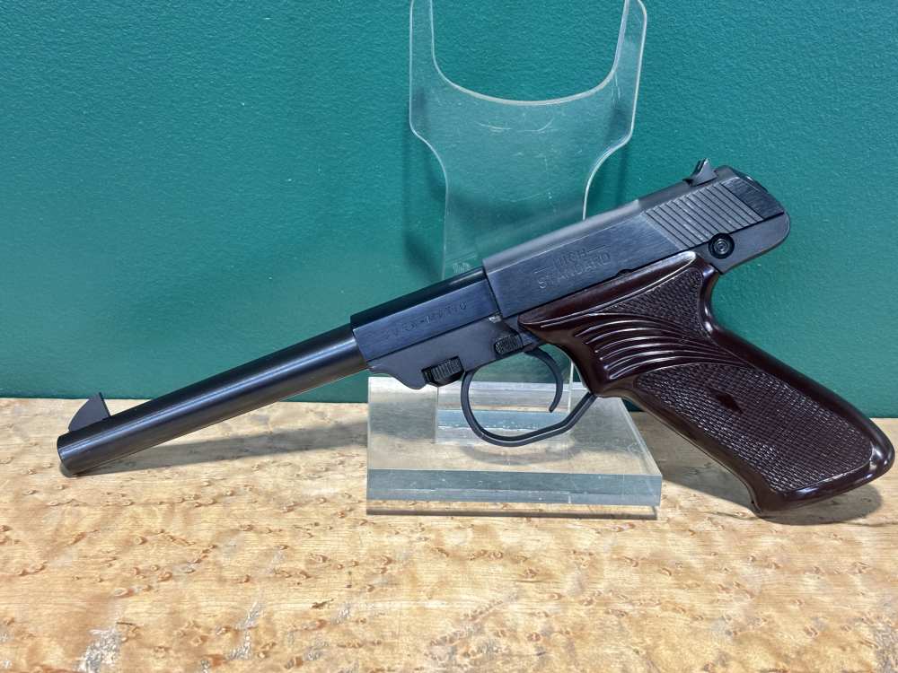 High Standard M-101 Duramatic .22 Lr Semi Auto Target Pistol 6.5" -img-8