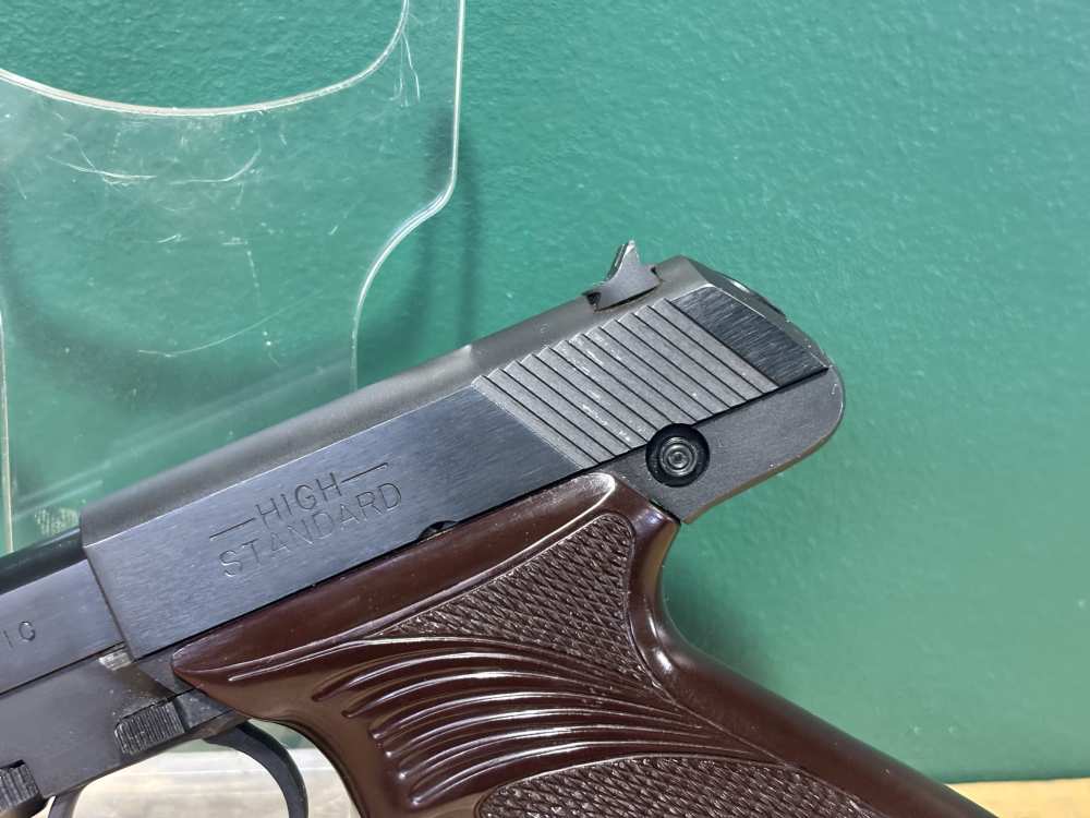 High Standard M-101 Duramatic .22 Lr Semi Auto Target Pistol 6.5" -img-6