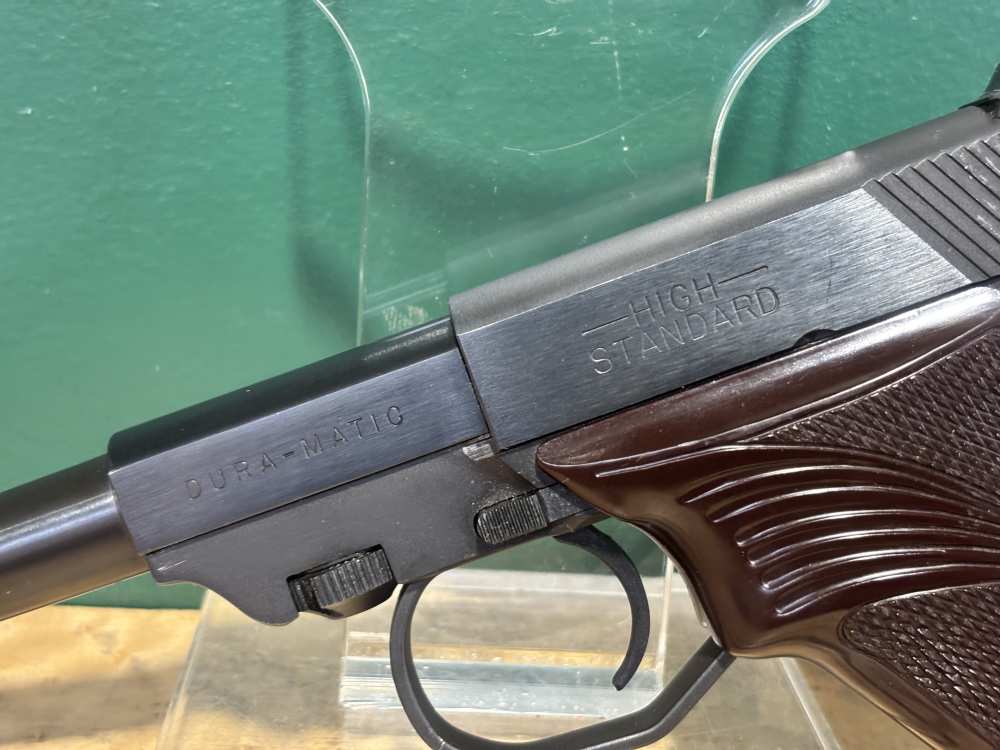 High Standard M-101 Duramatic .22 Lr Semi Auto Target Pistol 6.5" -img-9