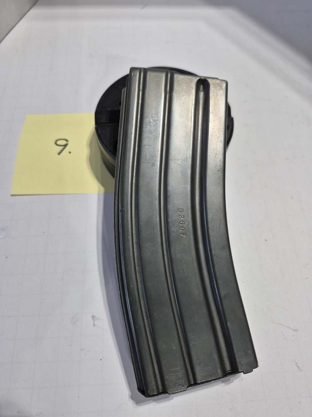 Colt AR-15 30 Rd. Magazine Numbered Body & Emerald Green Follower Retro AR-img-0