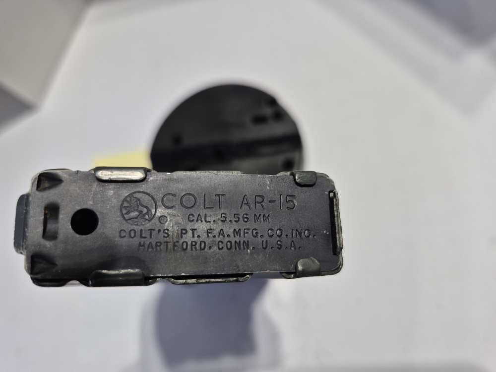 Colt AR-15 30 Rd. Magazine Numbered Body & Emerald Green Follower Retro AR-img-6