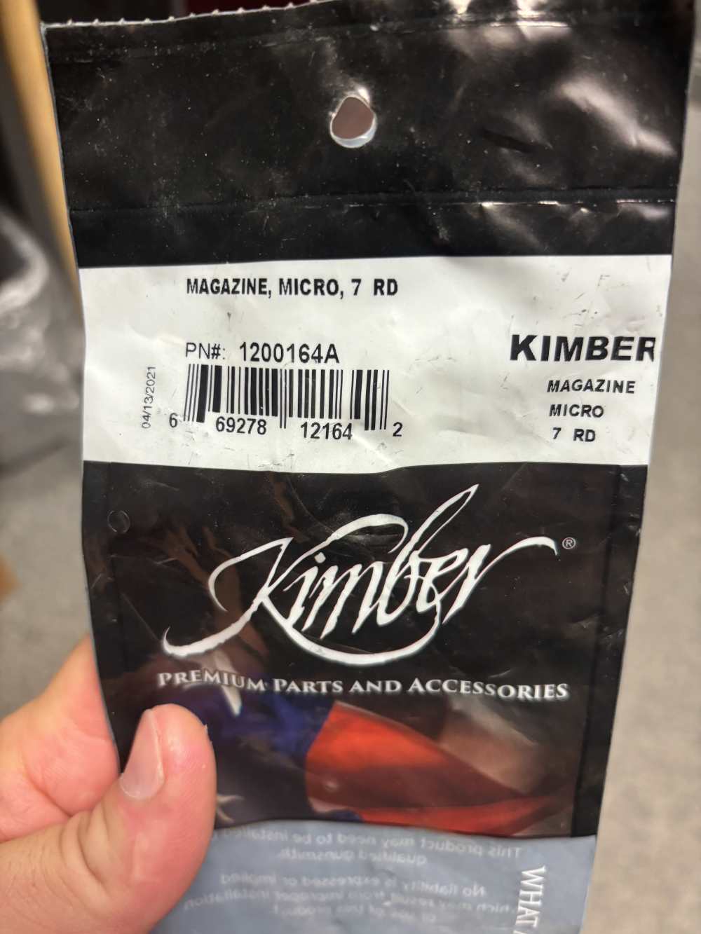 KIMBER MICRO 380 MAGAZINE 7 ROUND W/ EXTENSION-img-1