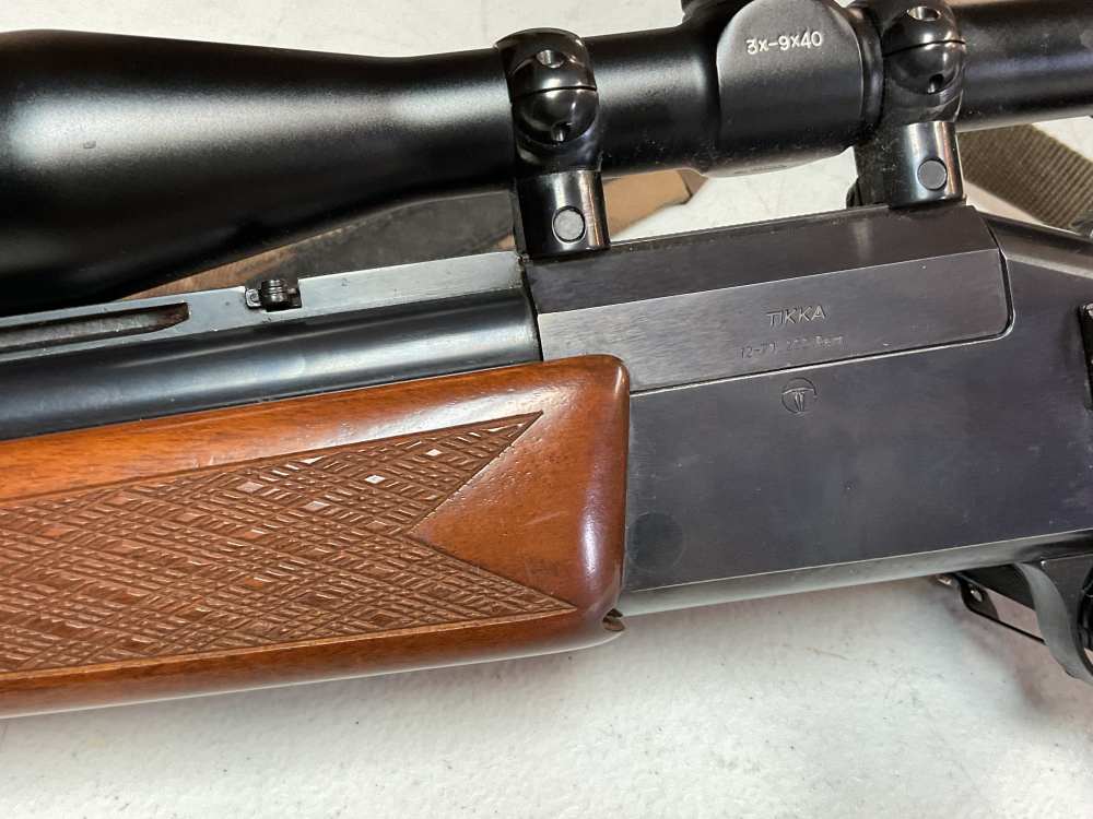 TIKKA 12-70 12 GAUGE OVER .222 REMINGTON  EXC COND ITHICA-img-19