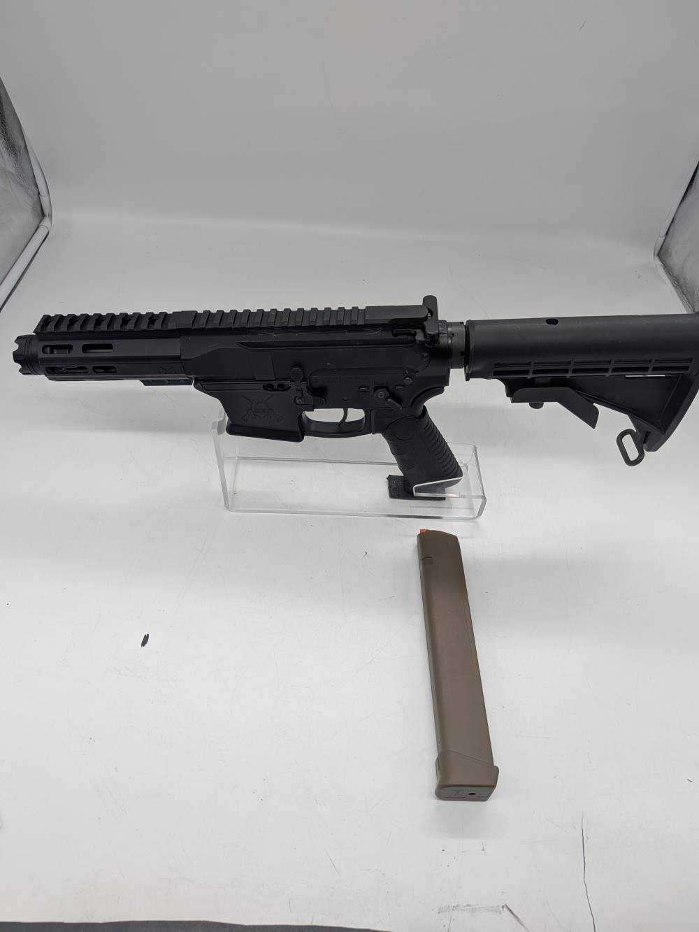 KE Arms KE-9 AR Pistol with extendable stock and glock mag compatible -img-8