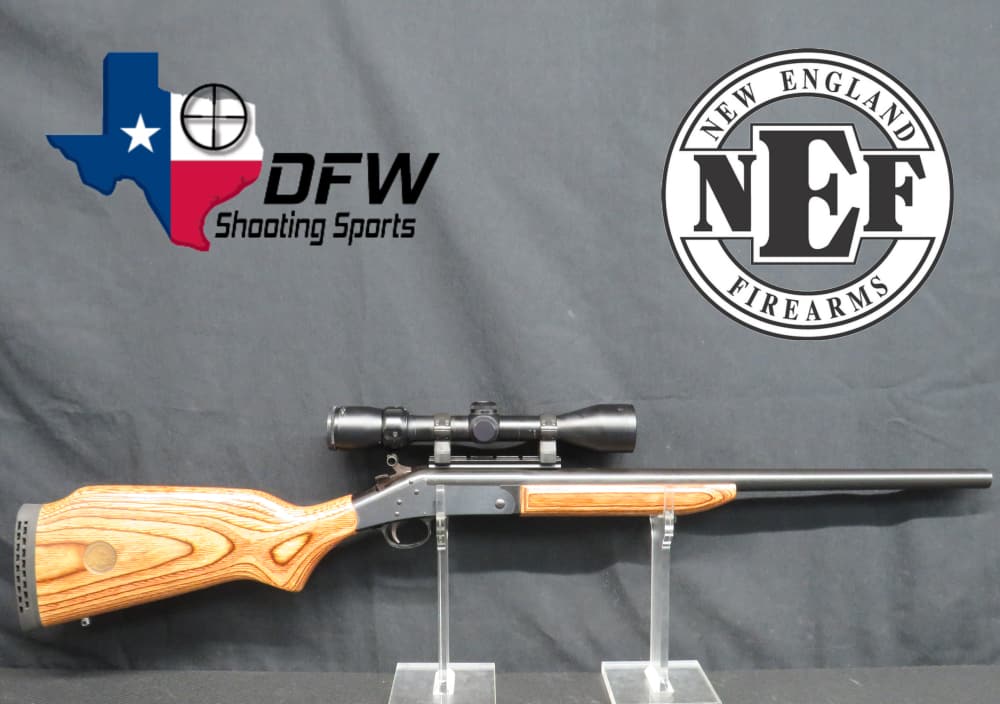 NEW ENGLAND FIREARMS HANDI RIFLE SB2 NWTF YOUTH MODEL, .243 WIN PENNY!-img-0