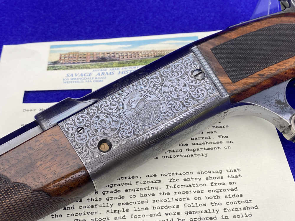 FACTORY ENGRAVED Savage 1899CD Special Order 26" Oct .303 1906 -HOLY GRAIL--img-2