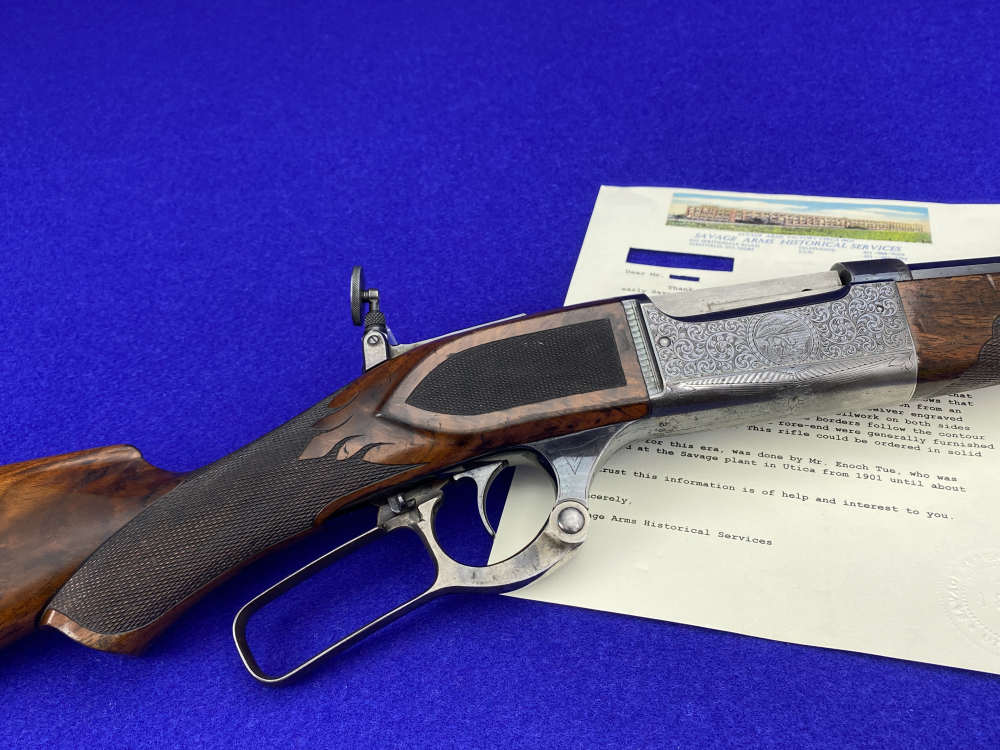 FACTORY ENGRAVED Savage 1899CD Special Order 26" Oct .303 1906 -HOLY GRAIL--img-35