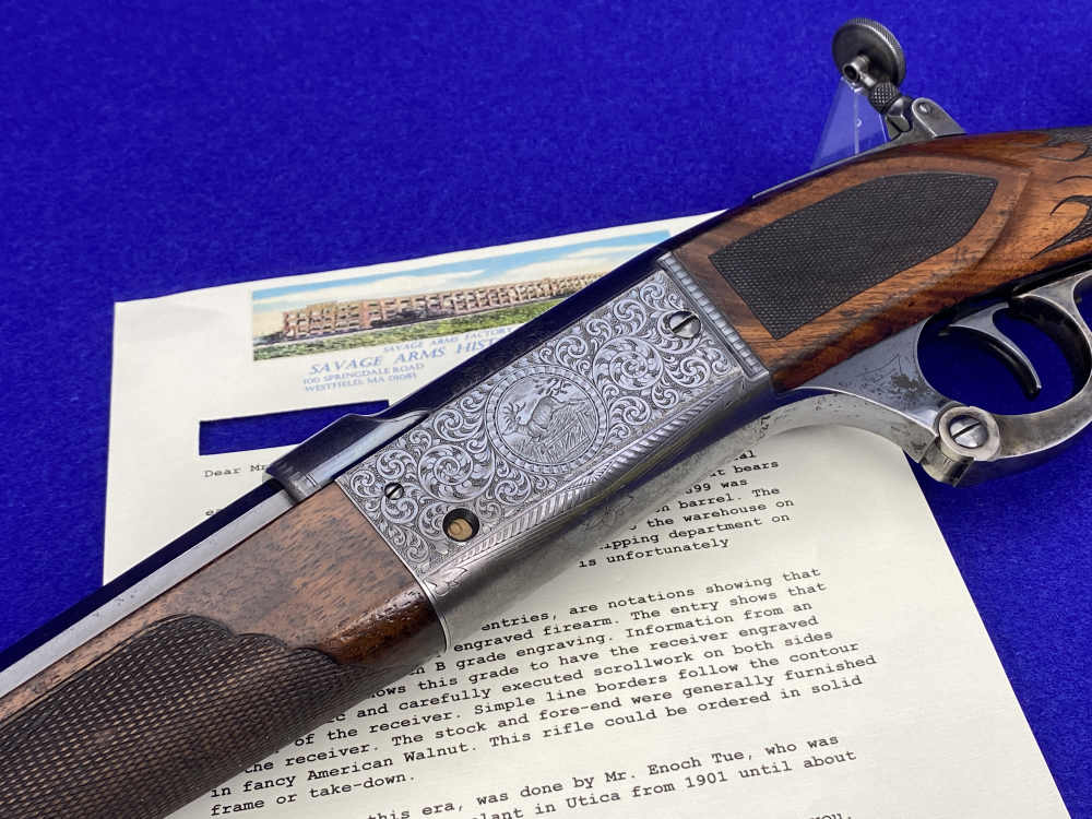 FACTORY ENGRAVED Savage 1899CD Special Order 26" Oct .303 1906 -HOLY GRAIL--img-99