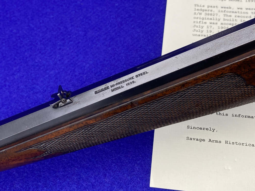 FACTORY ENGRAVED Savage 1899CD Special Order 26" Oct .303 1906 -HOLY GRAIL--img-21