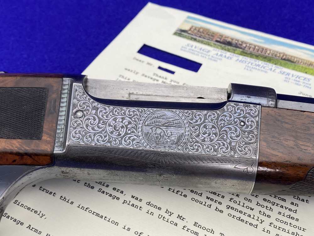 FACTORY ENGRAVED Savage 1899CD Special Order 26" Oct .303 1906 -HOLY GRAIL--img-3