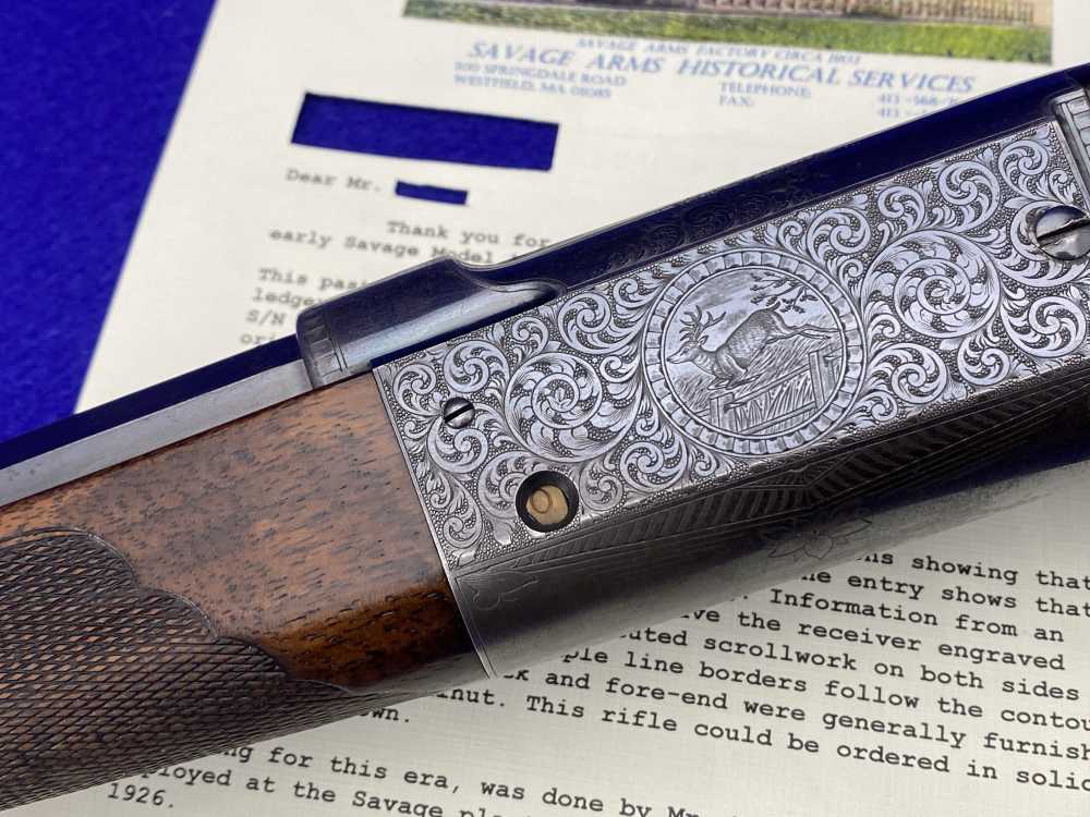 FACTORY ENGRAVED Savage 1899CD Special Order 26" Oct .303 1906 -HOLY GRAIL--img-19
