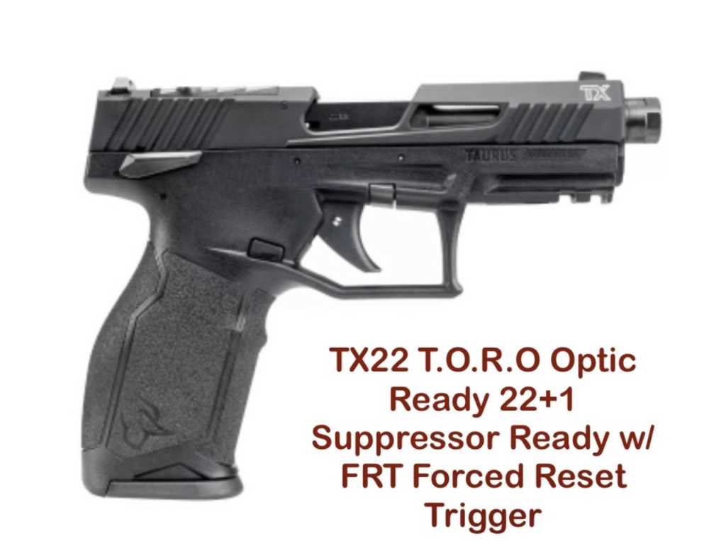 Taurus TX-22 G2 Toro TX22 22LR 22 Threaded Barrel 22+1 + FRT In Stock-img-0