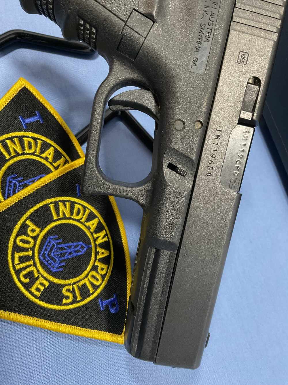 Glock G22 Indianapolis Police Gen-3 Agency Marked Duty Pistol Collector-img-0