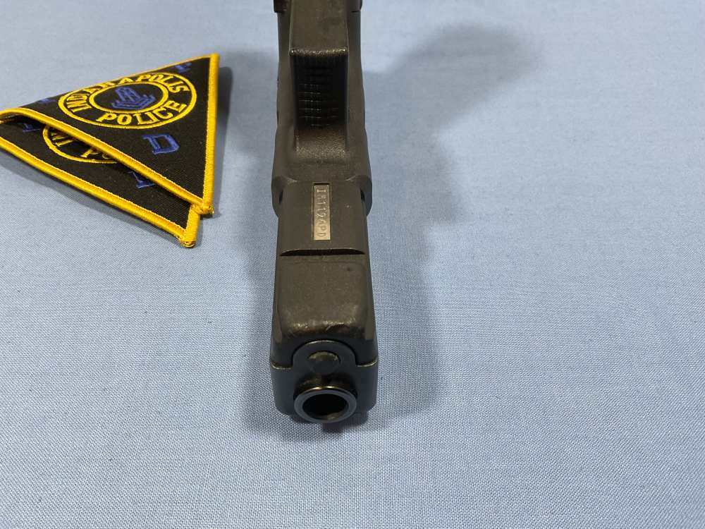 Glock G22 Indianapolis Police Gen-3 Agency Marked Duty Pistol Collector-img-4