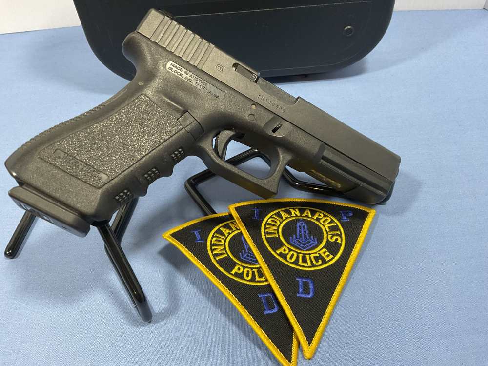 Glock G22 Indianapolis Police Gen-3 Agency Marked Duty Pistol Collector-img-1