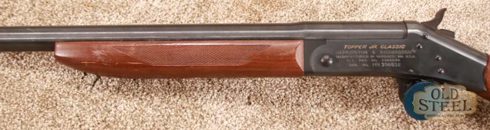 H&R Topper JR Classic 20 Gauge Single Shot Shotgun 22" IM Choke -img-9
