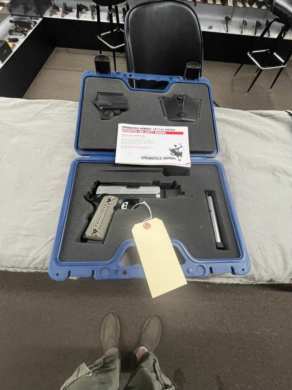 Springfield Armory EMP Duo Tone 9mm 93% with box -img-8