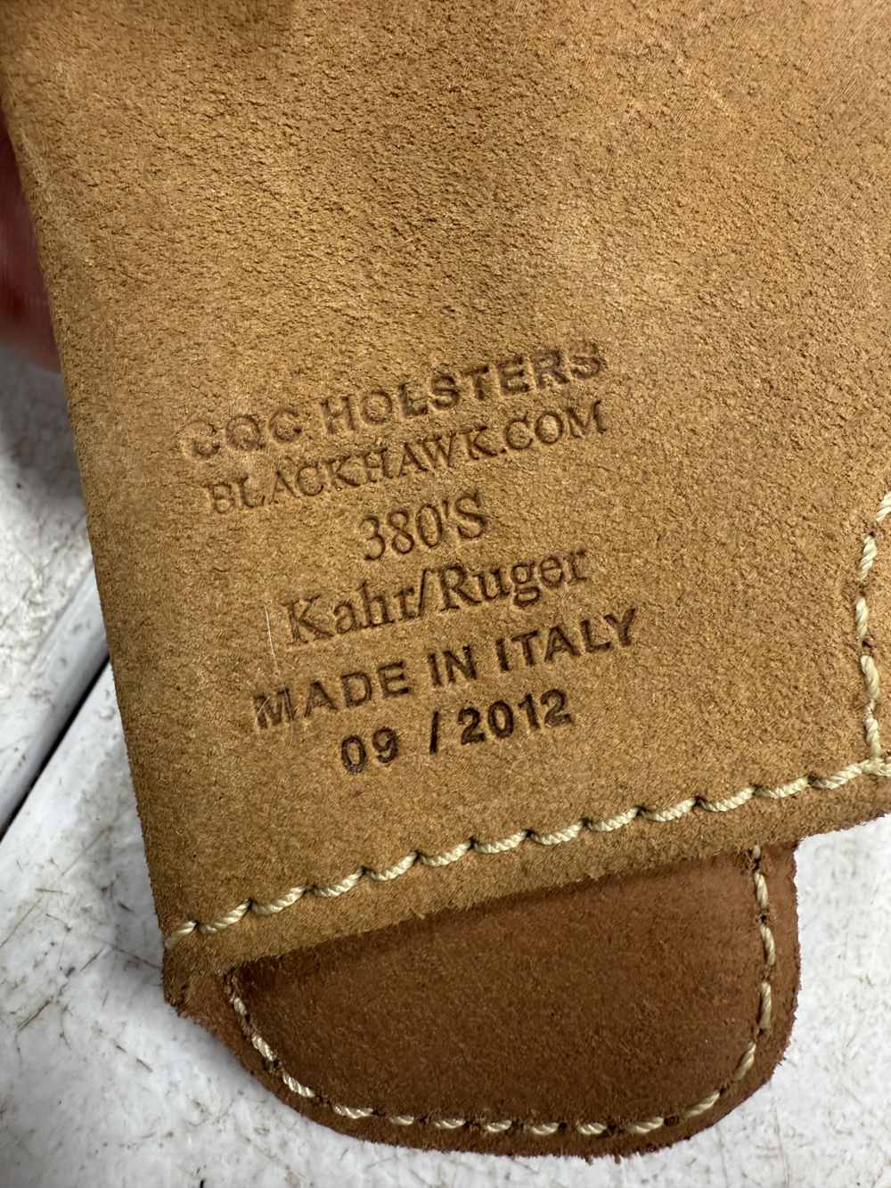 blackhawk cqc holster kahr Ruger 380s-img-1