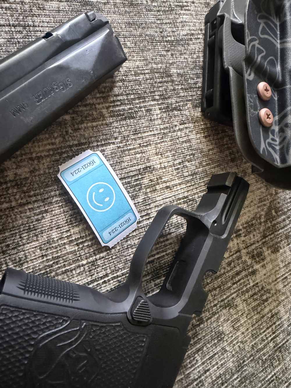 Sig Sauer P365 Rose AXG 9mm Metal Grip Module & Mag P365X P365XL Gold Parts-img-13
