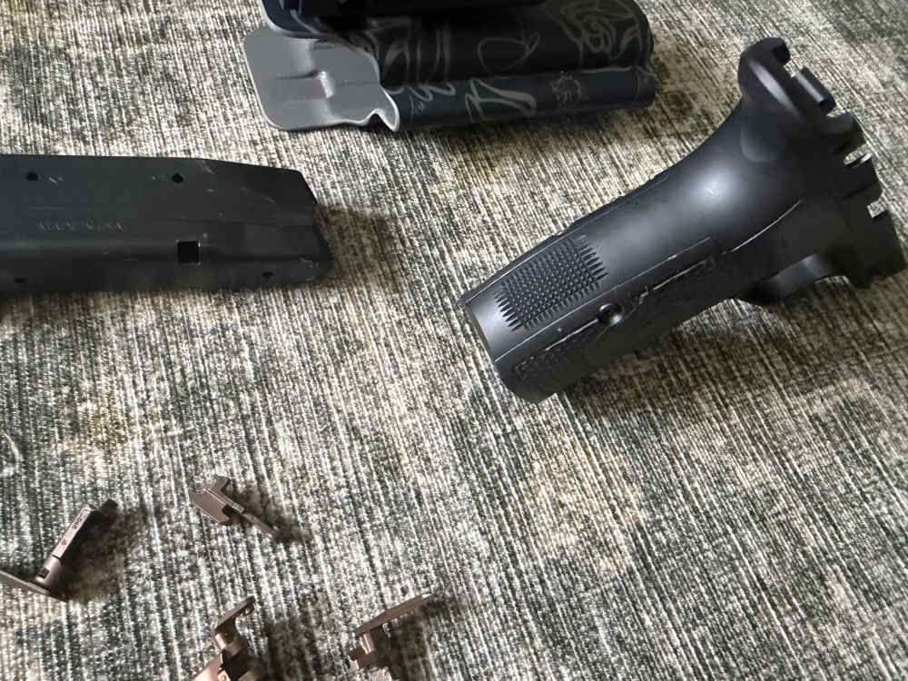 Sig Sauer P365 Rose AXG 9mm Metal Grip Module & Mag P365X P365XL Gold Parts-img-8