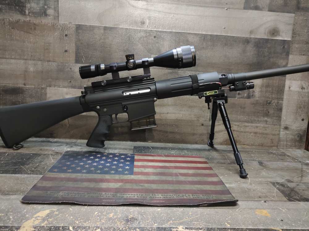 RARE Gen1 DPMS Panther Arms LR-308B AR-10 18"Bull Brl .308WIN Serial#1700 -img-0