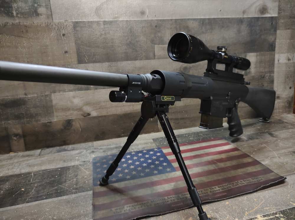 RARE Gen1 DPMS Panther Arms LR-308B AR-10 18"Bull Brl .308WIN Serial#1700 -img-4
