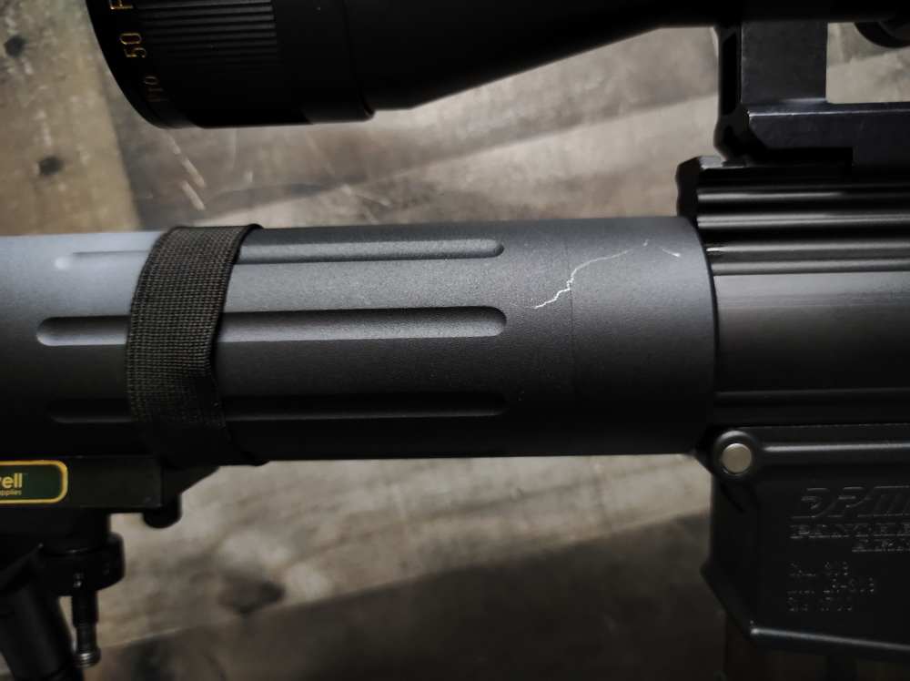 RARE Gen1 DPMS Panther Arms LR-308B AR-10 18"Bull Brl .308WIN Serial#1700 -img-19