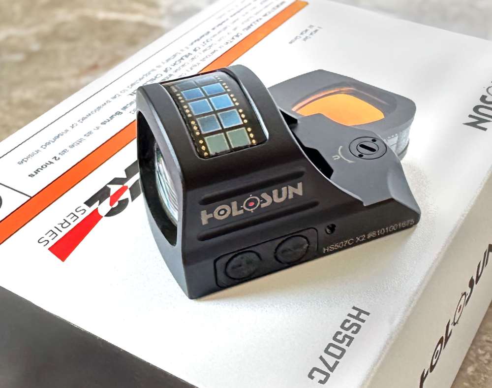 Holosun 507C X2 Red Dot Handgun Reflex Sight 2 MOA, 32 MOA RMR Footprint -img-2
