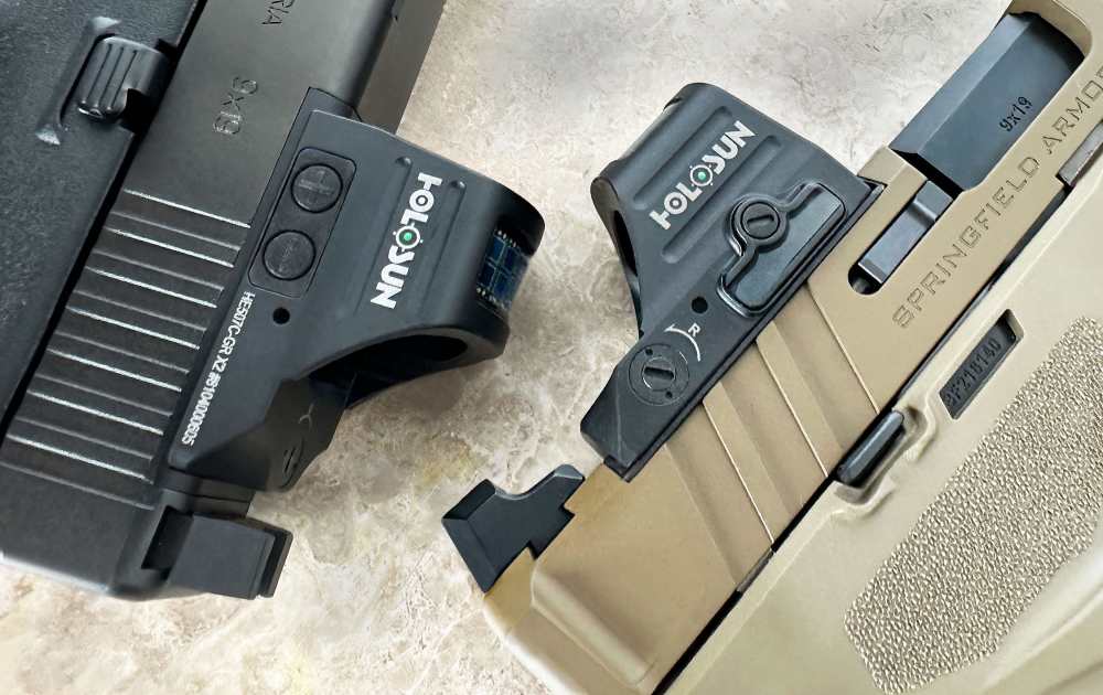 Holosun 507C X2 Red Dot Handgun Reflex Sight 2 MOA, 32 MOA RMR Footprint -img-1