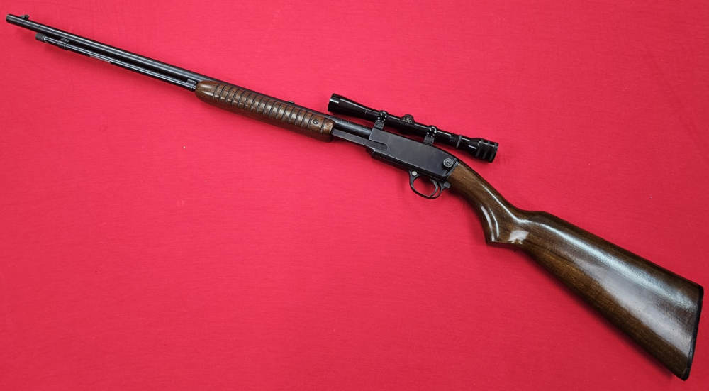 Winchester 61 Pimp Action .22 Magnum with Vintage Redfield-img-0