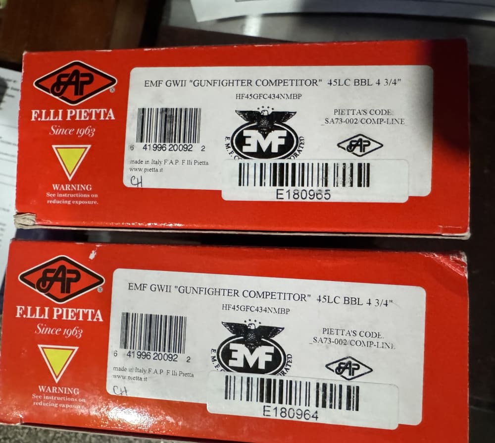 NIB Pietta Gunfighter II Competitor (45LC) - Consecutive Serial Numbers-img-8