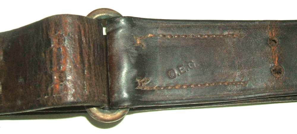 US Army rifle sling M-1907, Lawrence Leather Co. dated 1918 AMAZING shape!-img-7
