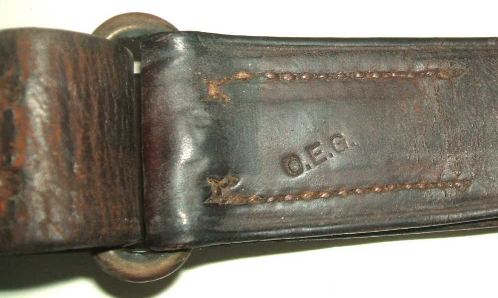 US Army rifle sling M-1907, Lawrence Leather Co. dated 1918 AMAZING shape!-img-8