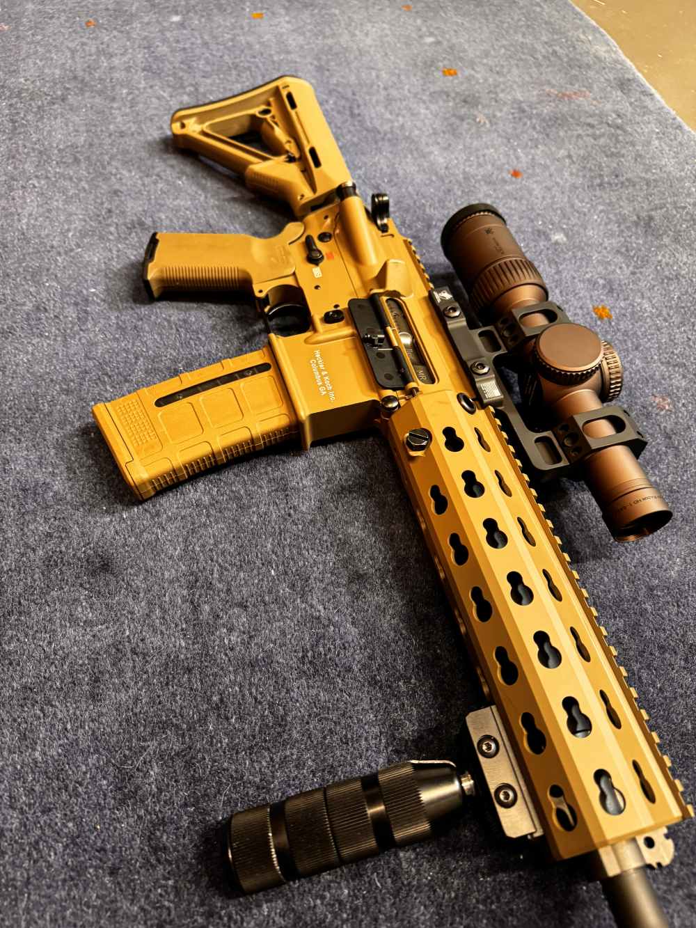 HK MR556 A1 RAL 8000 Collector Pkg RARE Vortex Razor HD 4 Mags & HK Case -img-6