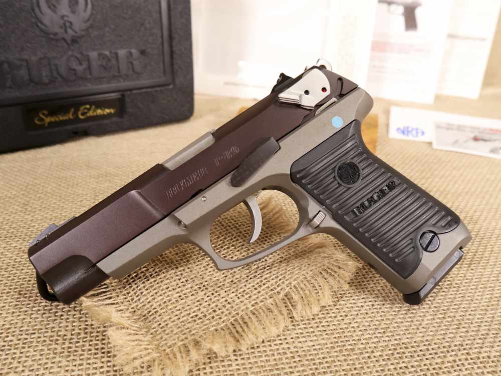 Ruger P89T Special Edition Davidson's 2006 2-Tone 9mm Pistol 4.5" 15+ DA/SA-img-1