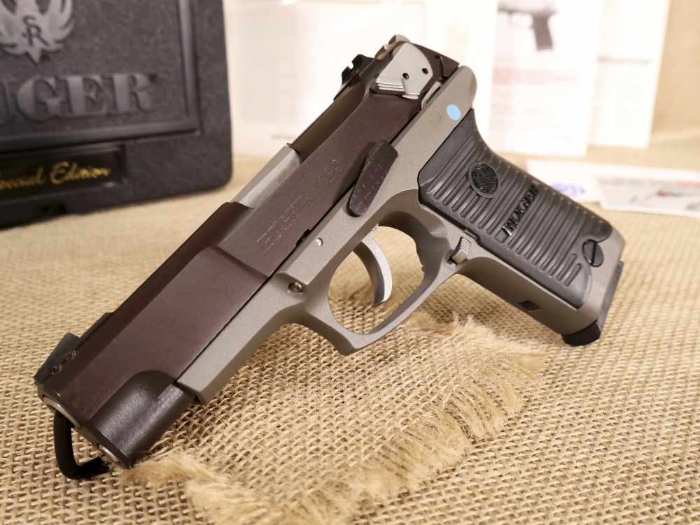 Ruger P89T Special Edition Davidson's 2006 2-Tone 9mm Pistol 4.5" 15+ DA/SA-img-0