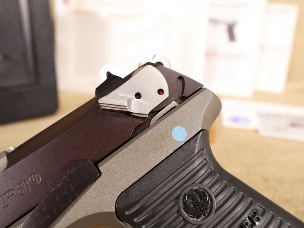 Ruger P89T Special Edition Davidson's 2006 2-Tone 9mm Pistol 4.5" 15+ DA/SA-img-4