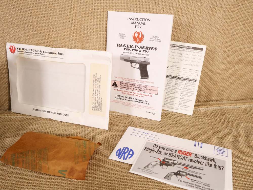 Ruger P89T Special Edition Davidson's 2006 2-Tone 9mm Pistol 4.5" 15+ DA/SA-img-7