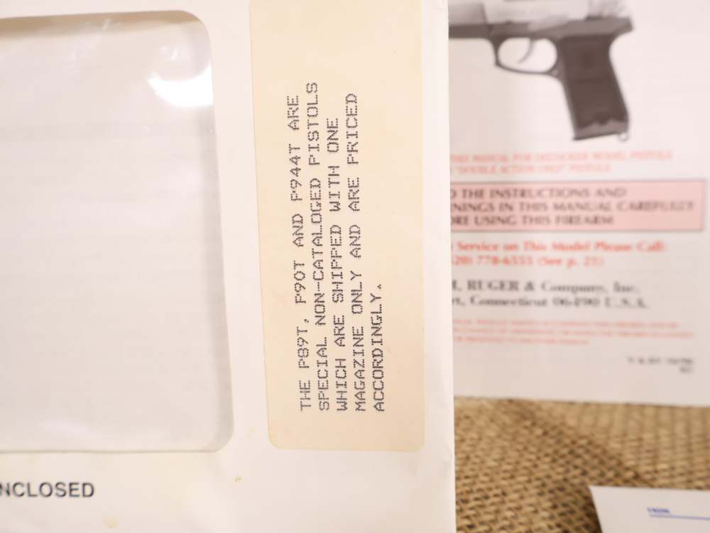 Ruger P89T Special Edition Davidson's 2006 2-Tone 9mm Pistol 4.5" 15+ DA/SA-img-8